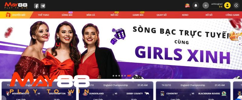 Live casino May88 thu hút hàng triệu người chơi