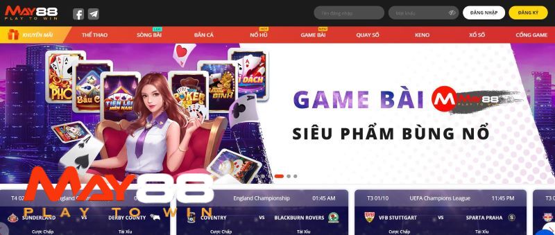 Game bài May88 đổi thưởng hấp dẫn